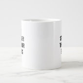 強力な特殊マグカップフィットネスまたは作業ゴール ジャンボコーヒーマグカップ (正面)