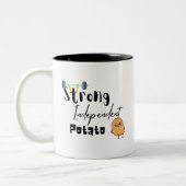 強力な独立ポテトマグ ツートーンマグカップ (左)