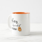 強力な独立ポテトマグ ツートーンマグカップ (正面左)