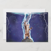 強力な猫の招待状 招待状 (裏面)