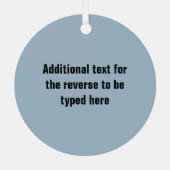 強力な男のパワーリフティングウェイト – スローガンを追加 メタルオーナメント (裏面)