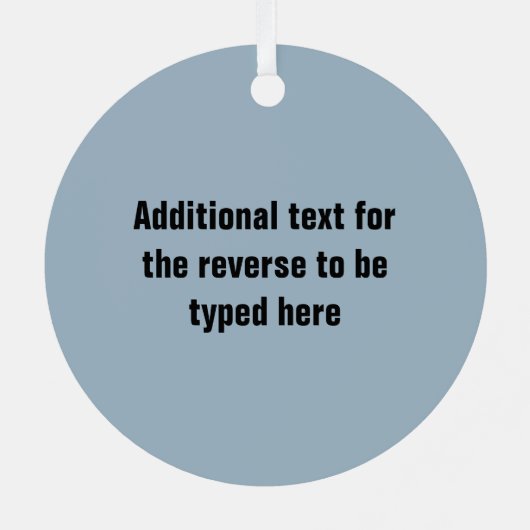 強力な男のパワーリフティングウェイト – スローガンを追加 メタルオーナメント (裏面)