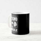 強力な男は不可能なボディビルダーのアクセス コーヒーマグカップ (正面左)
