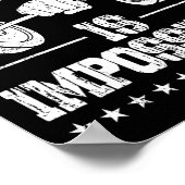 強力な男は不可能なボディビルダーのアクセス ポスター (角)