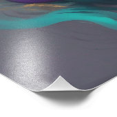 強力な神話のドラゴンヘッド フォトプリント            (角)