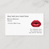 強力な美しい名刺 名刺 (裏面)