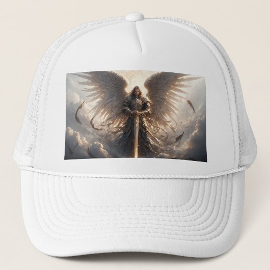 強力な聖ミカエルArchangel Trucker Hat キャップ (正面)