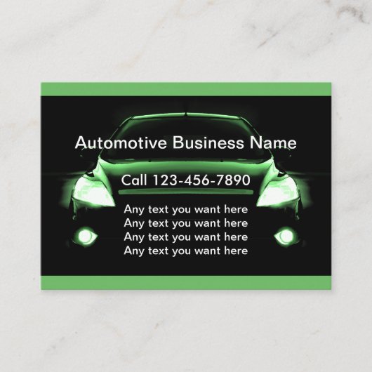 強力な自動修復名刺 名刺 (正面)