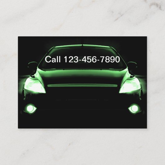 強力な自動修復名刺 名刺 (裏面)