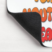 強力な舌の弱い口写真 マウスパッド (コーナー)