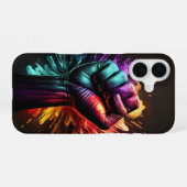 強力な色彩 iPhone 16ケース (裏面横)