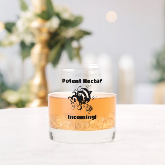 強力な蜜が入ってくる!ビー忙しバケツ漫画 ウイスキーグラス (インサイチュ (ウェディング))