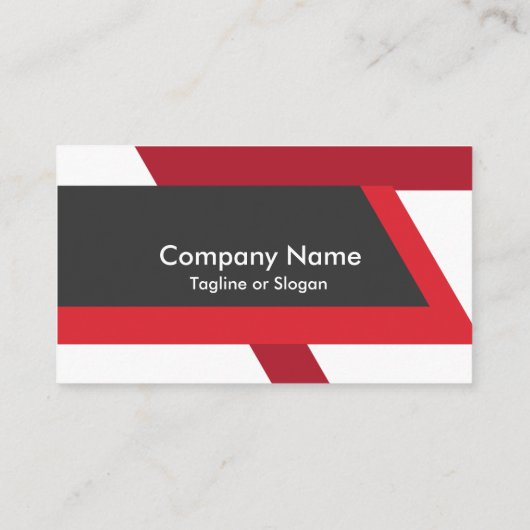強力な赤と黒 名刺 (裏面)