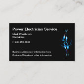 強力な電気工事士の名刺 名刺 (正面)