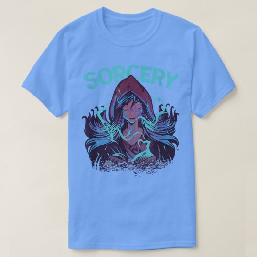 強力な魔術魔法力ウィザードTシャツ Tシャツ (デザイン正面)