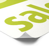 強力な60%オフ販売サイン – 小売販売ポスター ポスター (角)