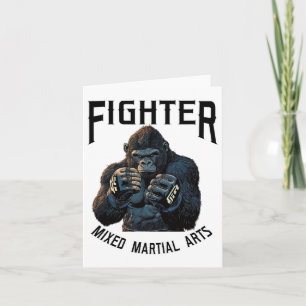 強力なmma Gorilla -ボクシングとケージ戦い カード