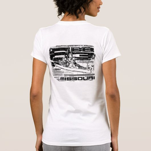 強力なMo Tシャツ (裏面)