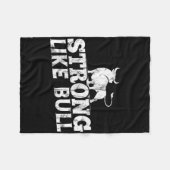 強力強力持ち上げボディビル10 フリースブランケット (正面(横))