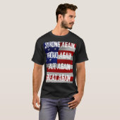 強力誇りを持った安全素晴らし再びヴィンテージ80s tシャツ (正面フル)