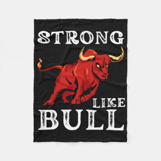 強力重量力持ち上げボディービルのように強い フリースブランケット (正面)