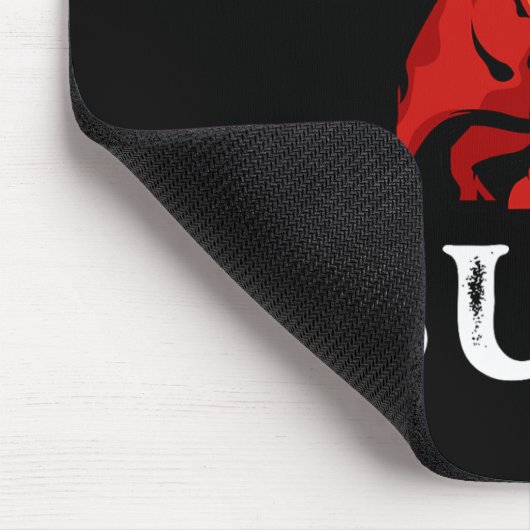 強力重量力持ち上げボディービルのように強い マウスパッド (コーナー)