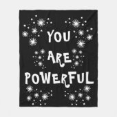 「強力」なブランケット フリースブランケット (正面)