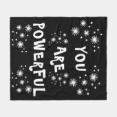 「強力」なブランケット フリースブランケット (正面(横))