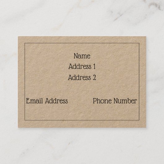 強力、8.9 cm x 6.4 cm名刺 名刺 (裏面)