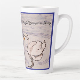 強包まれた美しい カフェラテマグ