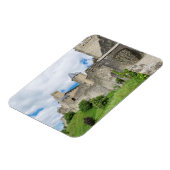 強化されたカルカソンヌ市 マグネット (左側)