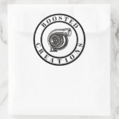 強化されたクリエーションステッカー ラウンドシール (バッグ)