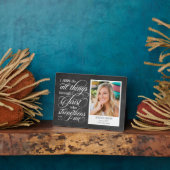 強化された卒業記念デスクトッププラーク フォトプラーク (側面)