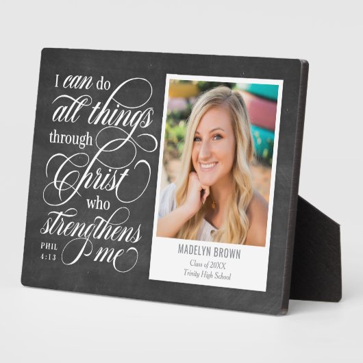 強化された卒業記念デスクトッププラーク フォトプラーク (側面)