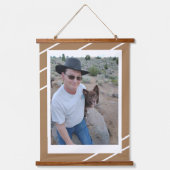 強化された木材トップウォールタペストリー 吊り下げ型タペストリー (正面)