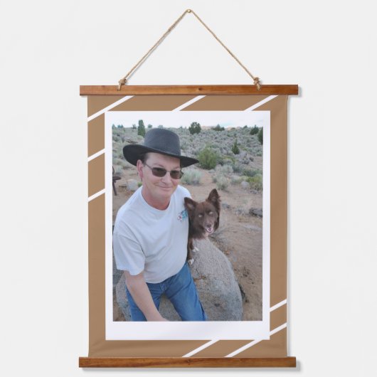 強化された木材トップウォールタペストリー 吊り下げ型タペストリー (正面)