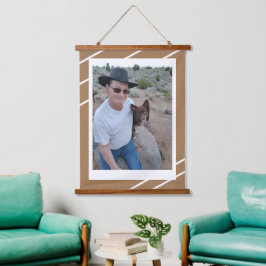 強化された木材トップウォールタペストリー 吊り下げ型タペストリー