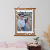 強化された木材トップウォールタペストリー 吊り下げ型タペストリー (寝室)