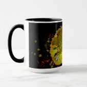 強化された水のユリのポッドの葉とマグカップ マグカップ (左)