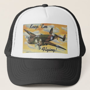 強化されたB-24解放者の第二次世界大戦のヴィンテージ キャップ