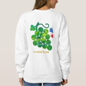 強化されたresverastrol スウェットシャツ (裏面)