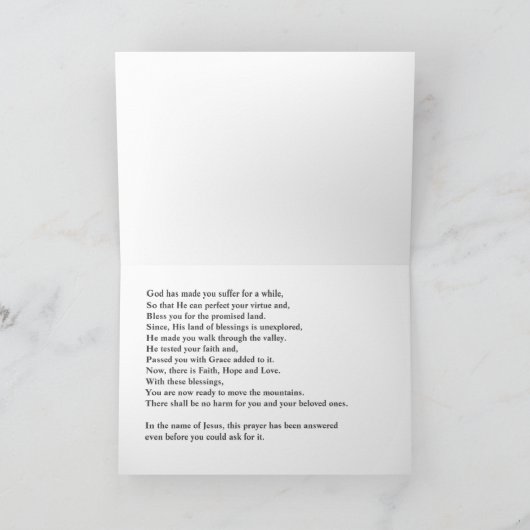 強化のための預言祈りの言葉カード カード (内部)