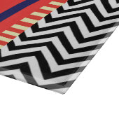 強化ガラス切断板のモノグラム カッティングボード (角)