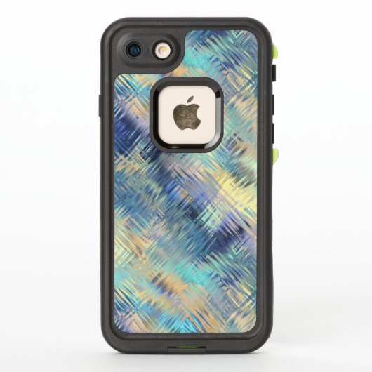 強化レインボーガラス抽象芸術 LifeProof iPhoneケース (裏面)