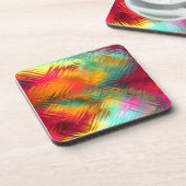 強化レインボーガラス コースター (左側)