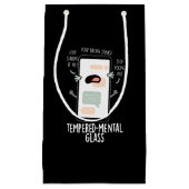 強化 – メンタルガラスおもしろい携帯電話プンダークBG スモールペーパーバッグ (正面)