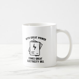 強国によって素晴らしい電気ビルを来ます コーヒーマグカップ