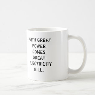 強国によって素晴らしい電気ビルを来ます コーヒーマグカップ
