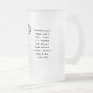 強大なイタチ フロストグラスビールジョッキ