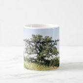 強大なオークの木 コーヒーマグカップ (中央)